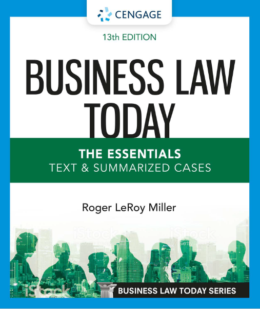 Business Law Today: The Essentials
